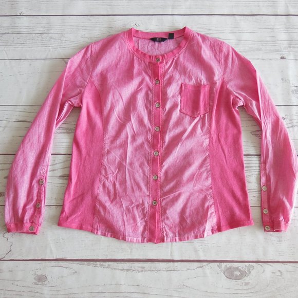 Javier Simorra Button Down Long Sleeve Top Blouse - Size 8 US 12 UK - Picture 3 of 10